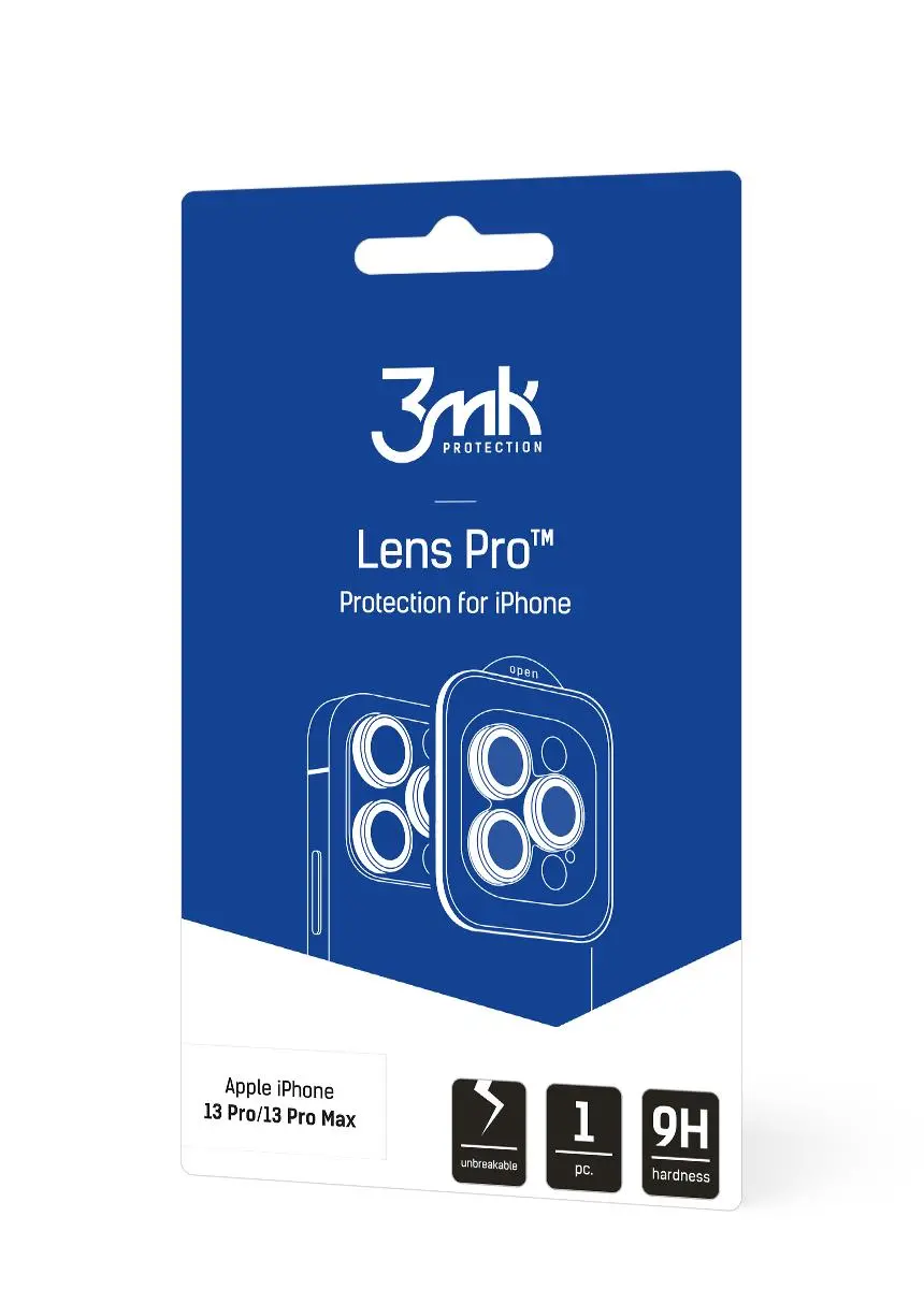 Szkło hybrydowe 3mk Lens Protection do iPhone 13 Pro