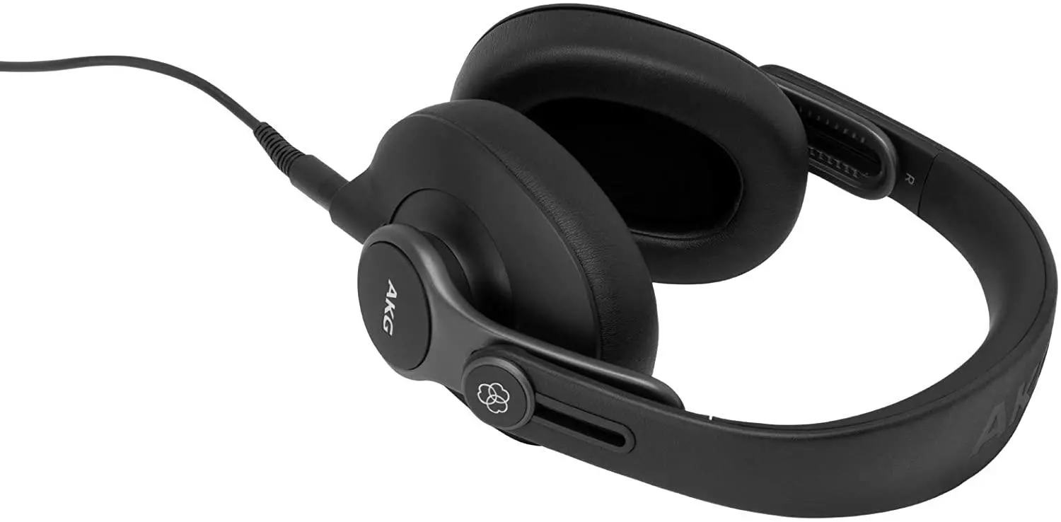 Słuchawki przewodowe AKG K371 Nauszne Czarny