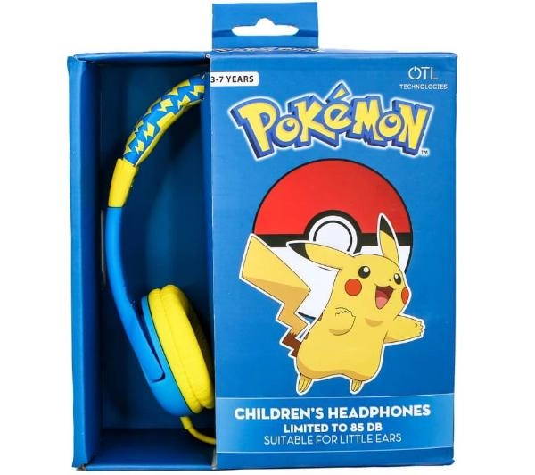 OTL Technologies Pokemon Pikachu Nauszne Niebiesko-żółty
