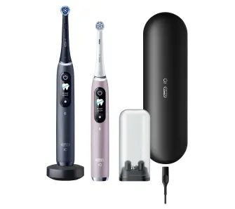 Zestaw szczoteczek magnetycznych Oral-B iO Series 9 Duo Black&Rose