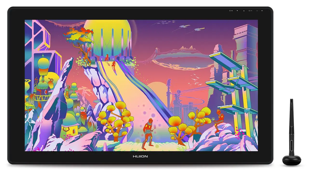 Tablet graficzny Huion Kamvas 24 Plus QHD QLED Czarny