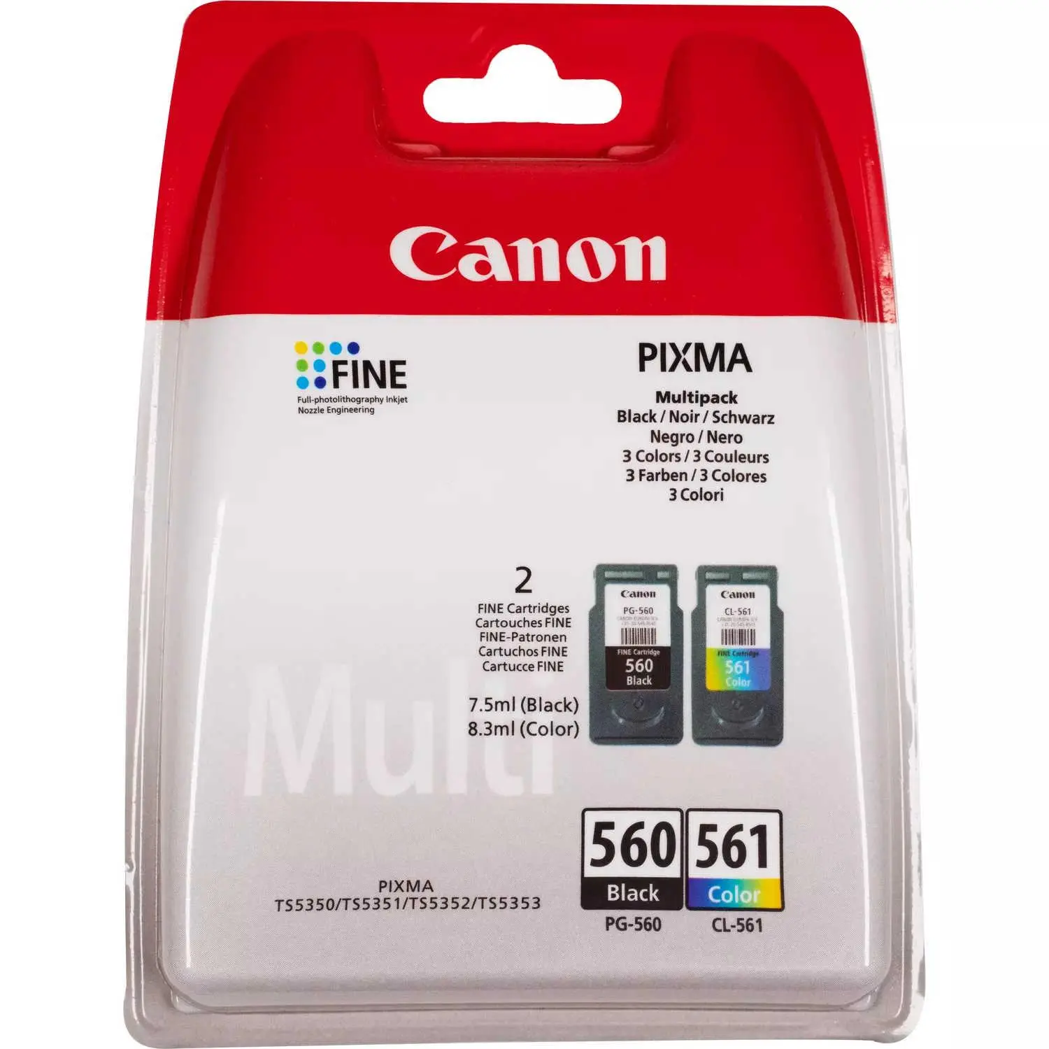 Tusz Canon PG-560 / CL-561 Czarny+Kolor 15,8 ml