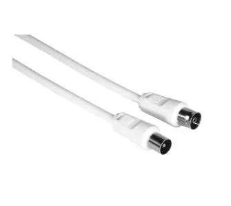 Kabel antenowy Hama 00205029 75dB 3m Biały