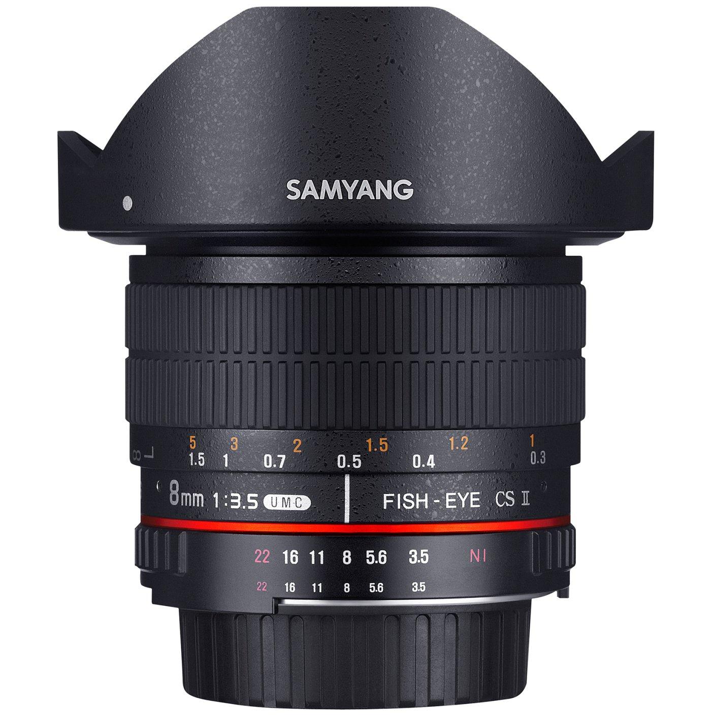 Samyang 8mm f/3.5 UMC Fisheye CS II 4/3