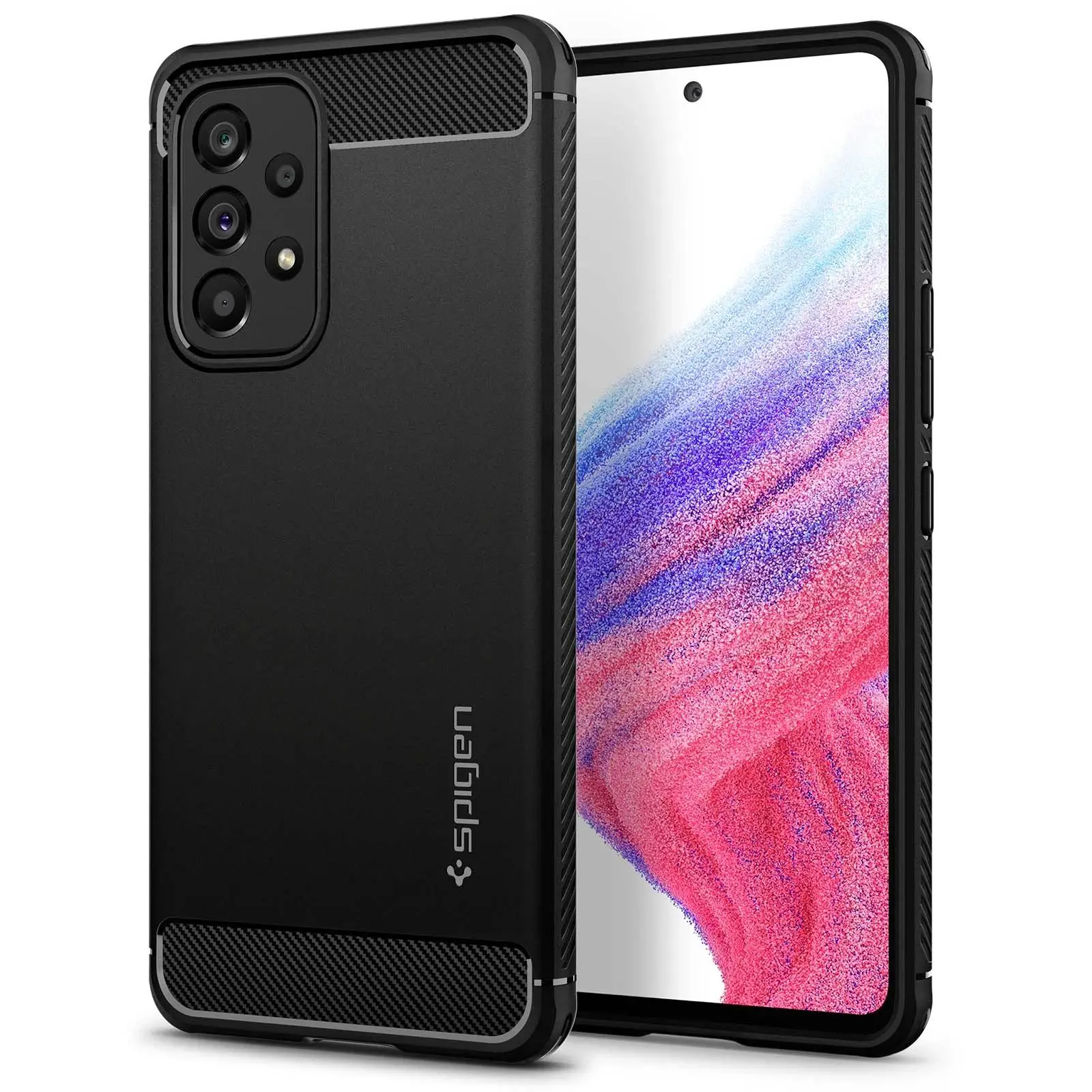 Etui Spigen Rugged Armor do Galaxy A53 5G Czarny