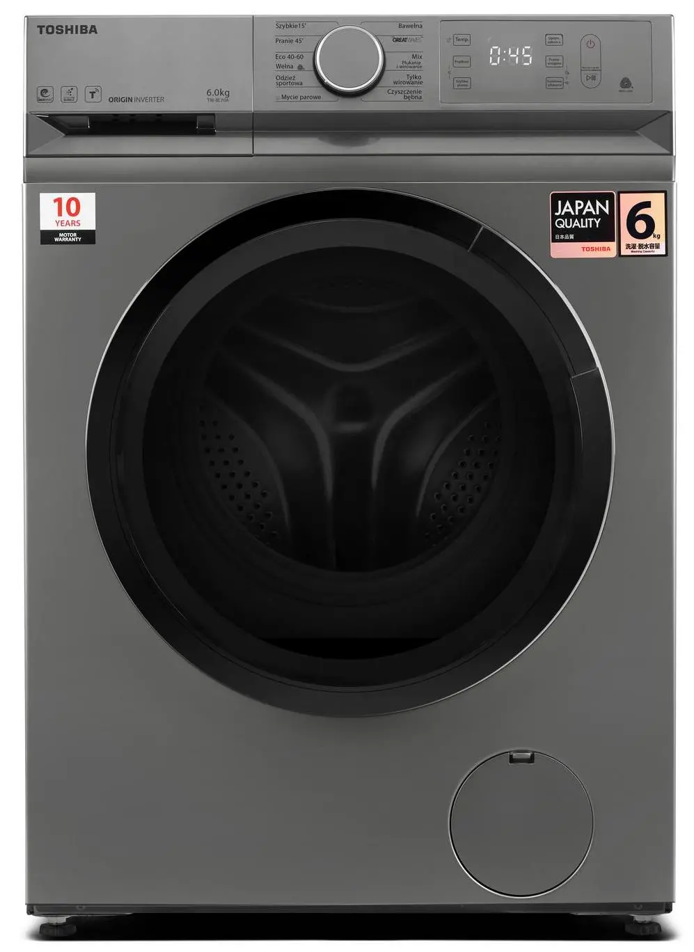 Pralka Toshiba TW-BL70A2PL (SS) Slim 6kg 1200obr/min Zdalne sterowanie