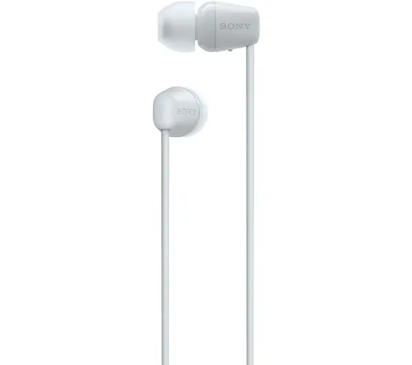 Sony WI-C100 Dokanałowe Bluetooth 5.0 Biały - ⚡ BESTSELLERY ⚡