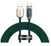 Kabel Baseus USB do USB-C Display 66W 2m Zielony