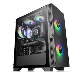 Obudowa Thermaltake Versa T25 Tempered Glass Czarny