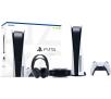 Konsola Sony PlayStation 5 (PS5) z napędem - Kamera HD - słuchawki PULSE 3D (czarny)