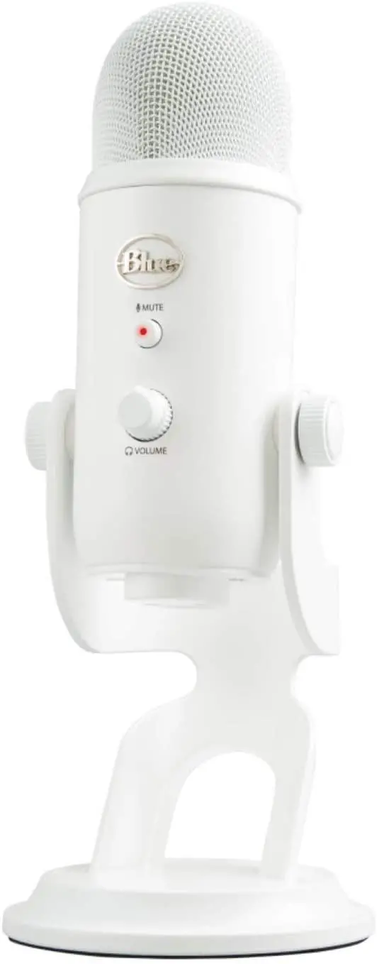 Mikrofon Blue Yeti White Przewodowy Pojemnościowy Biały