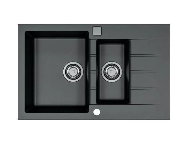 Zlewozmywak Alveus Cadit 70 1131361 Granitowy Czarny