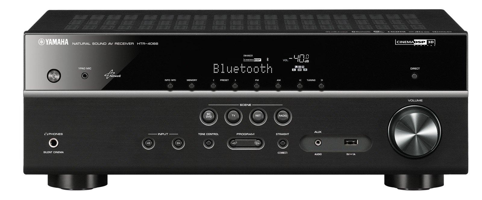 ミュージック Blu-ray Amplituner Yamaha HTR-4068 zamiennik RX-V479 (czarny