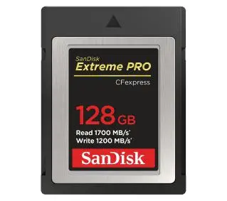 SANDISK Exterme Pro Type B CFexpress 128GB (1700/1200) - Kup na Raty - RRSO 0%