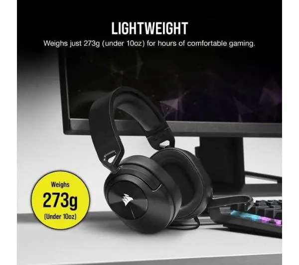 Corsair HS55 Stereo Nauszne Czarny