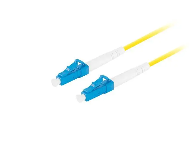 Kabel światłowodowy Lanberg kabel światłowodowy FO-LULU-SS11-0010-YE 1m Żółty