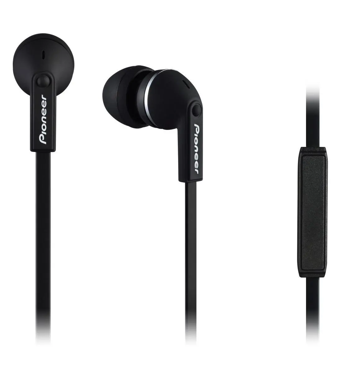 Słuchawki przewodowe Pioneer SE-CL712T-K Dokanałowe Mikrofon Czarny