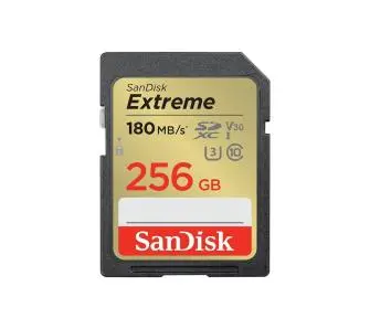 Karta pamięci SanDisk SDXC 256GB Extreme 180/130MB/s