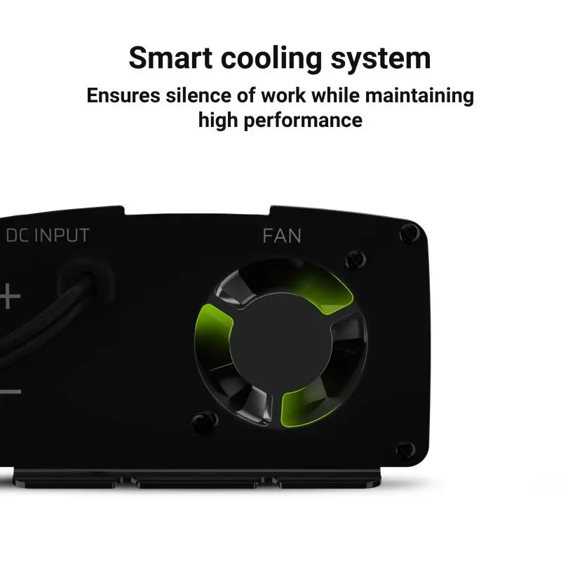 Фото Перетворювач (інвертор) DC-AC Green Cell INV06 12/220В 150/300W