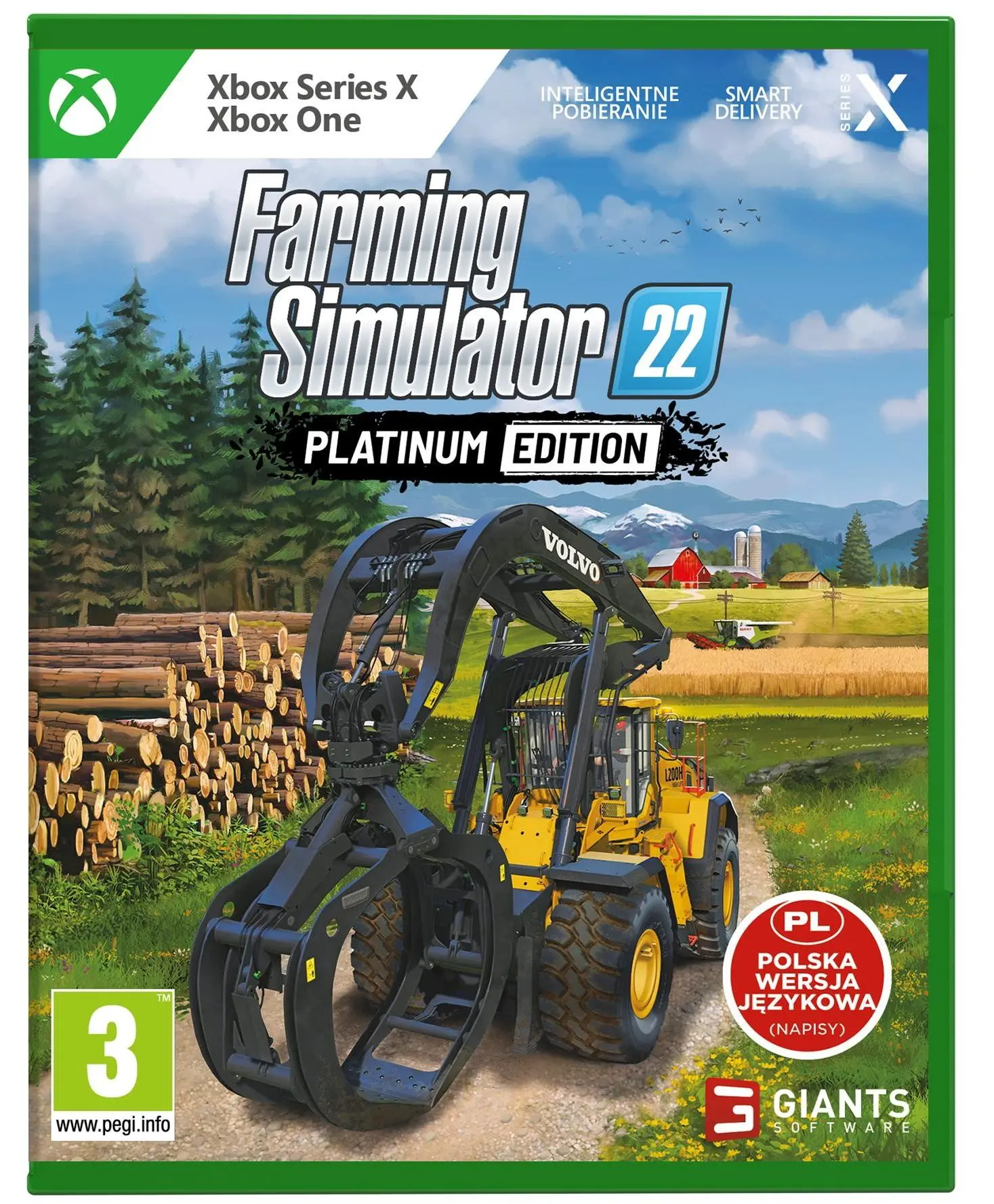 Farming Simulator 22 Edycja  Platinum Gra na Xbox Series X / Xbox One