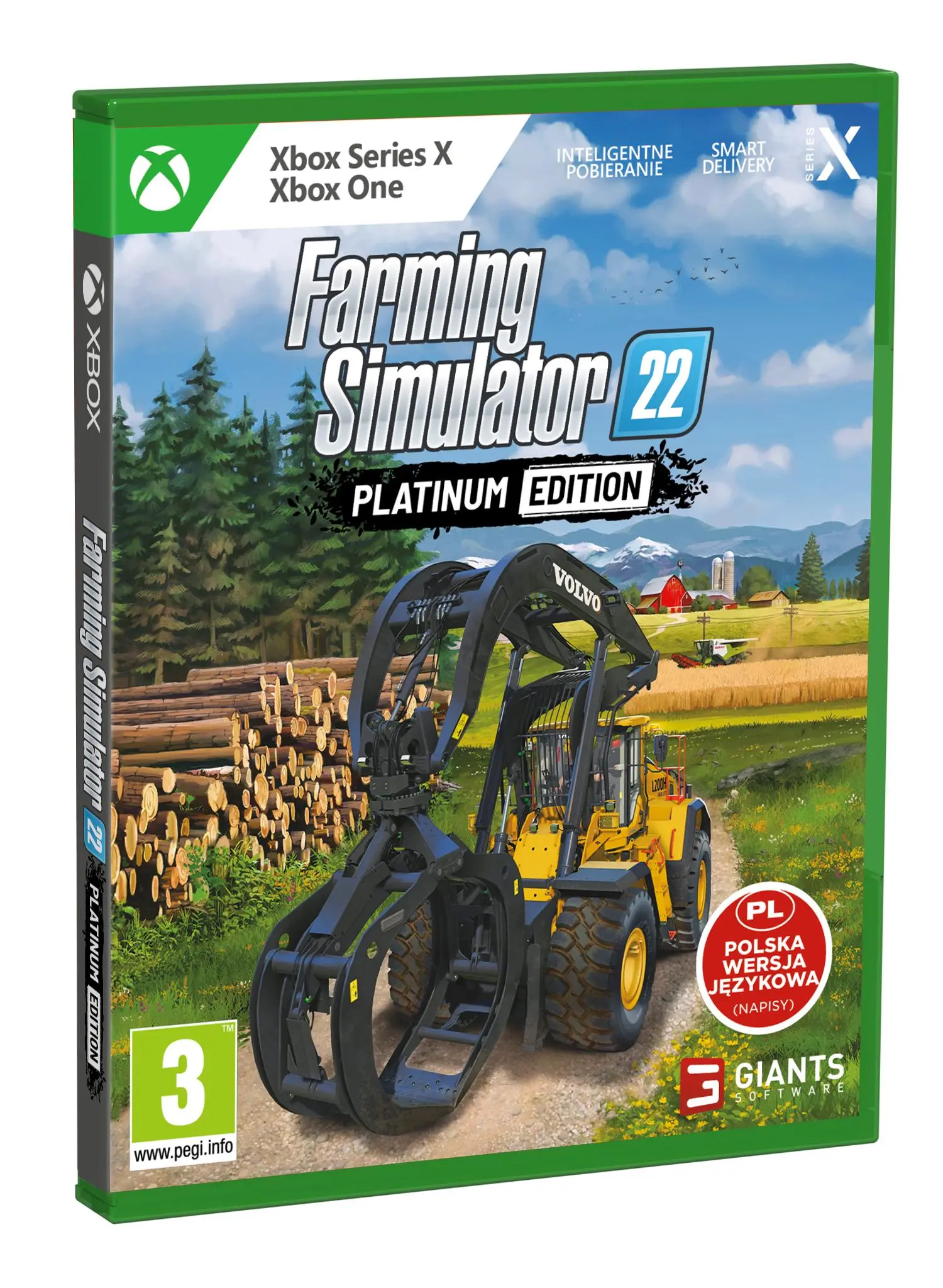 Farming Simulator 22 Edycja  Platinum Gra na Xbox Series X / Xbox One
