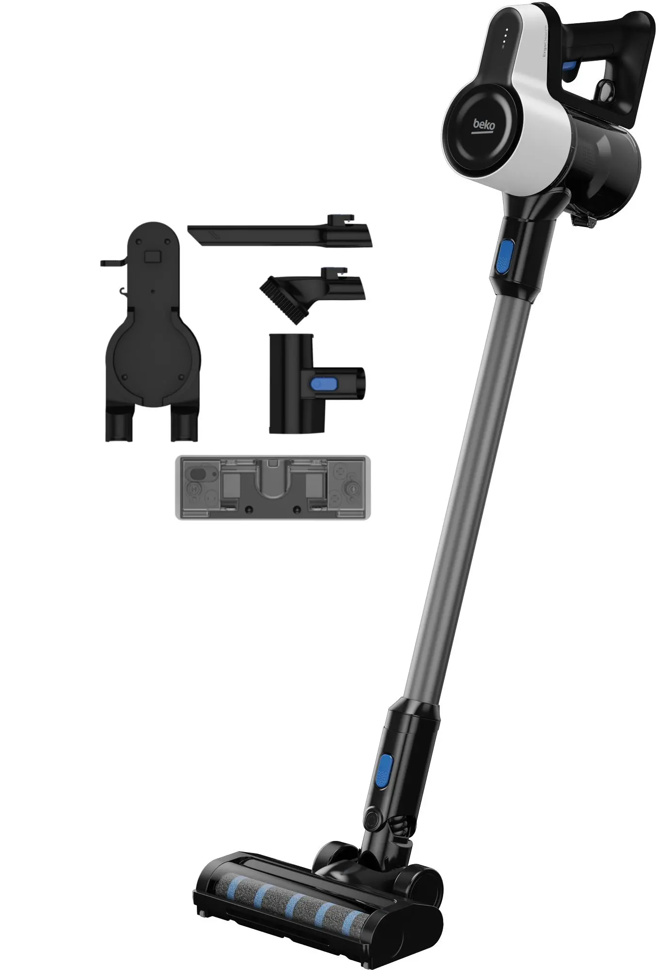 Odkurzacz bezprzewodowy Beko ErgoClean VRT61225VW 45min Funkcja mycia