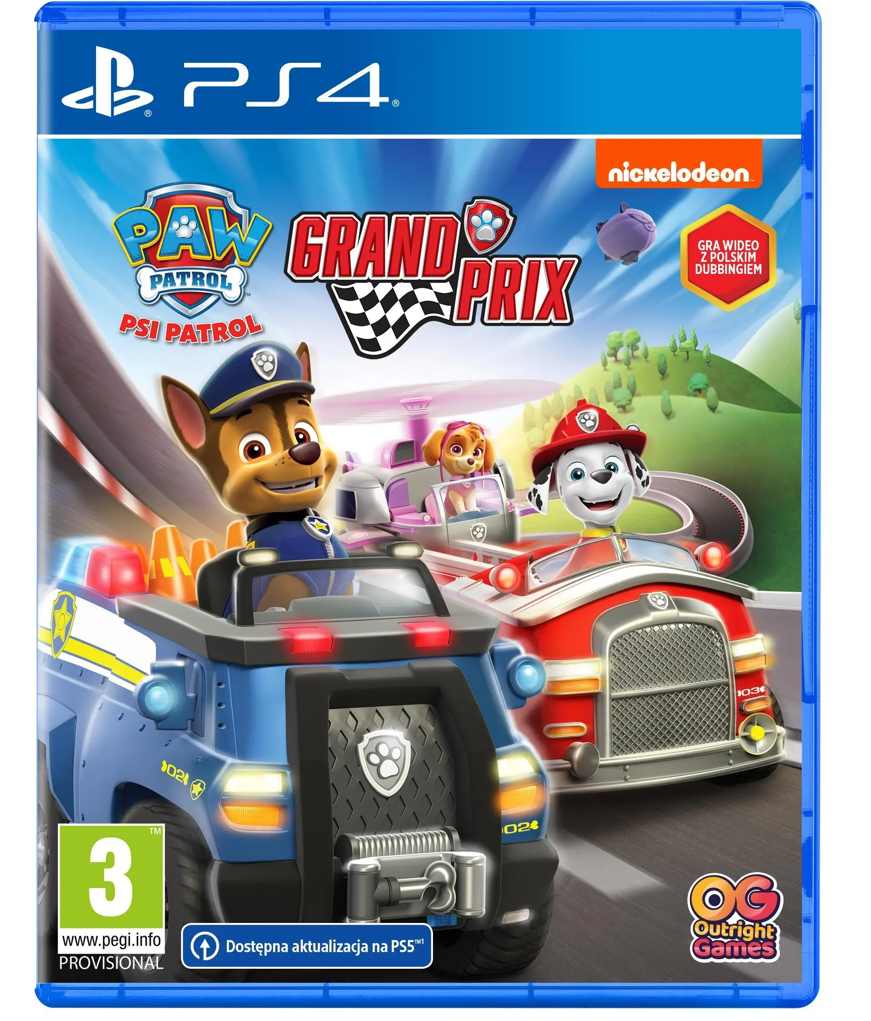 Psi Patrol: Grand Prix Gra na PS4 (Kompatybilna z PS5)