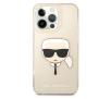 Etui Karl Lagerfeld Glitter Karl`s Head KLHCP13LKHTUGLGO do iPhone 13 Pro /13