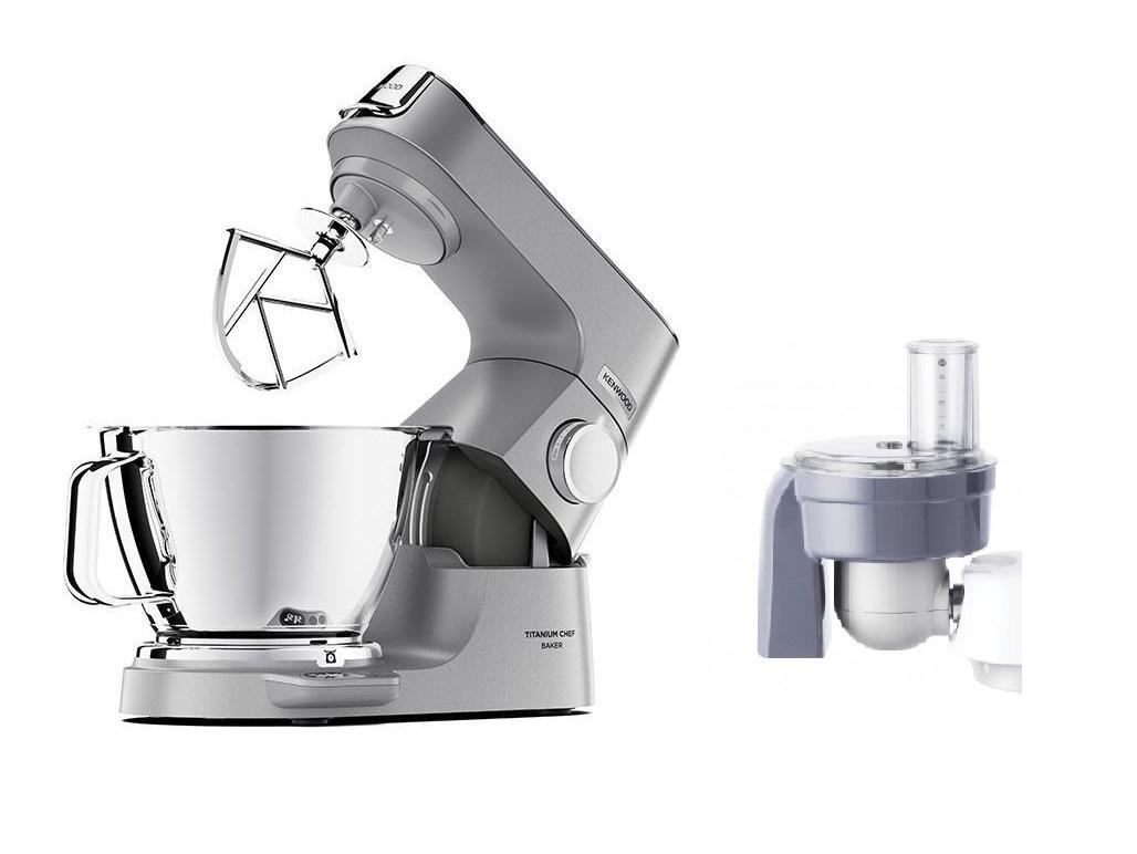 Robot planetarny Kenwood Titanium Chef Baker KVC85.124SI 1200W Blender kielichowy Rozdrabniacz
