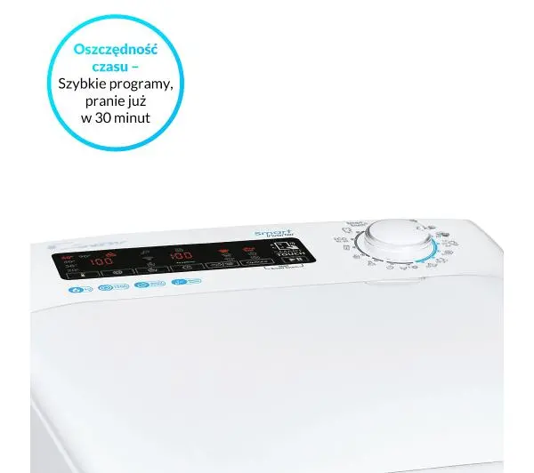 Candy Smart Inverter CSTG 26TME/1-S 6kg 1200obr/min - DRUGI -30%, ALBO 5-TY ZA 1ZŁ - Kup na Raty - RRSO 0%
