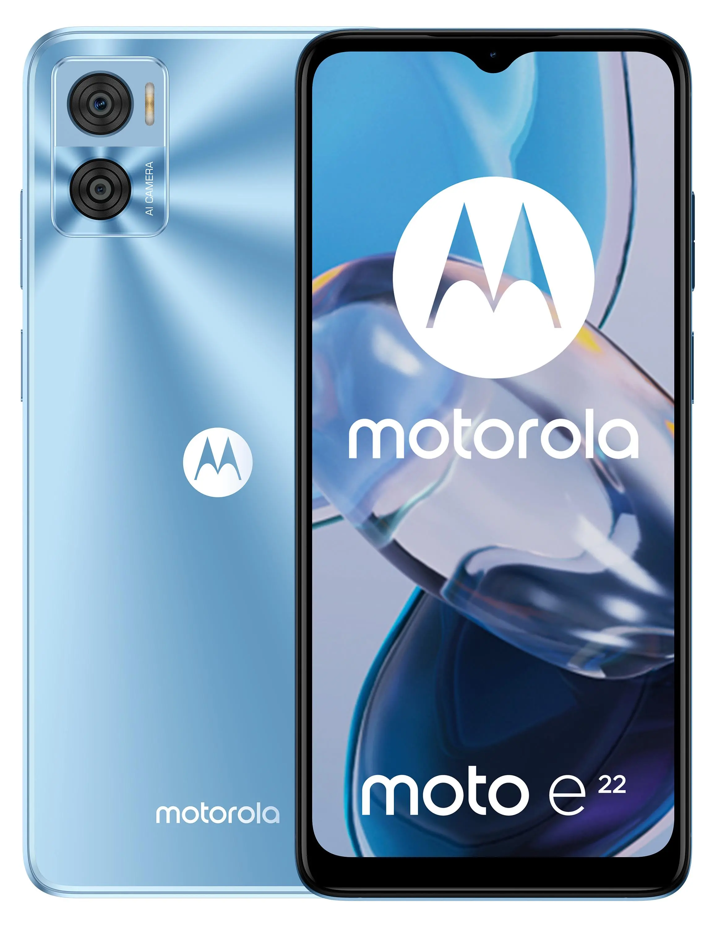 Smartfon Motorola moto e22 4/64GB 6,5" 90Hz 16Mpix Niebieski