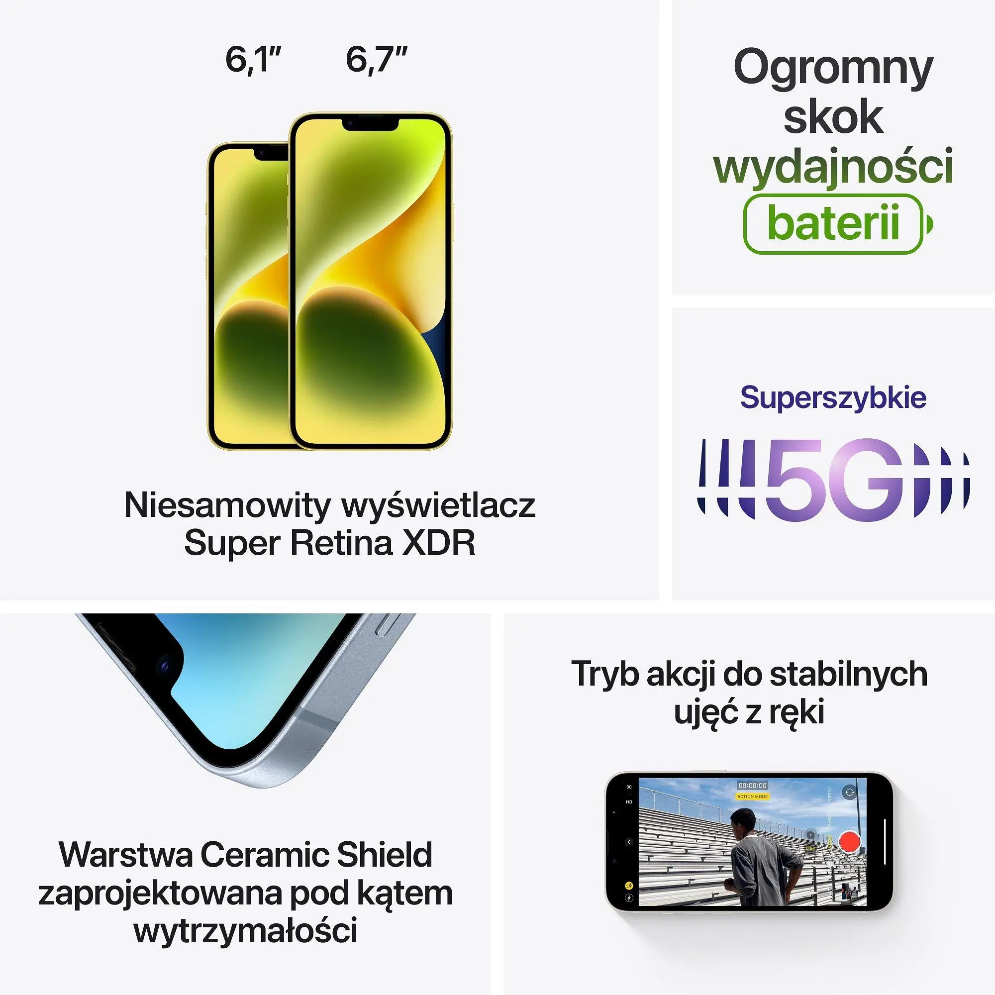 Apple iPhone 14 Plus 128GB 6,7" 12Mpix Fioletowy