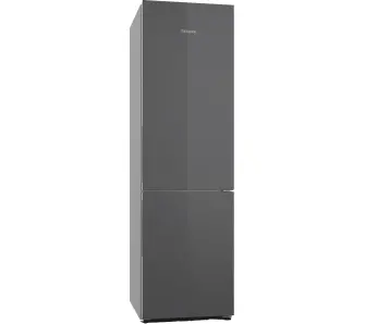 Lodówka Miele KFN 4898 AD Pełny No Frost 201,5cm Komora świeżości Zdalne sterowanie Szare szkło