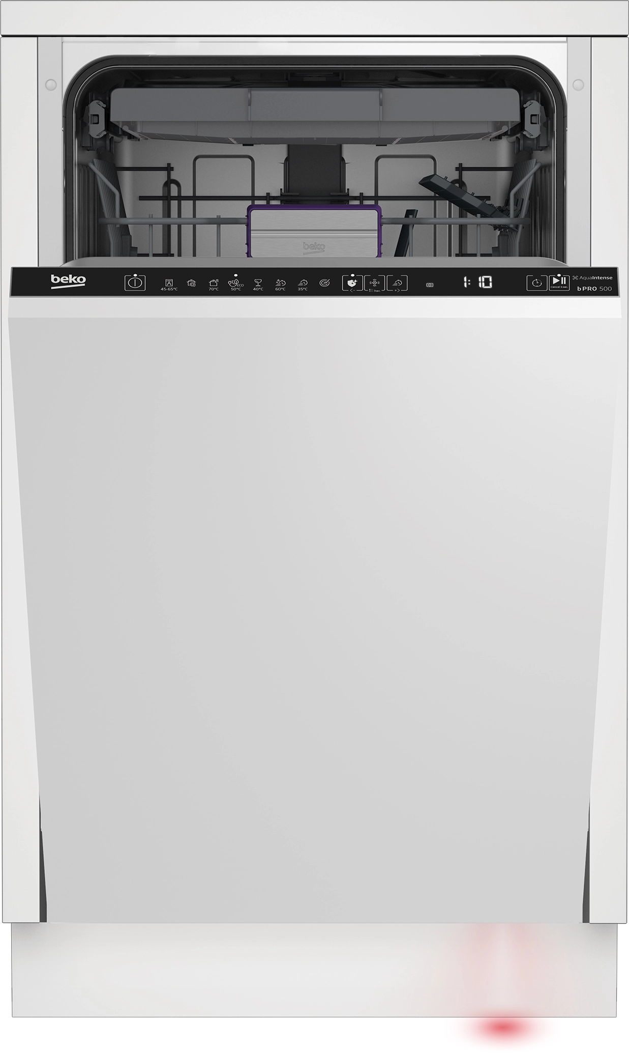 Zmywarka Beko bPro500 BDIS38042Q 44,8cm Automatyczne otwieranie drzwi Szuflada na sztućce