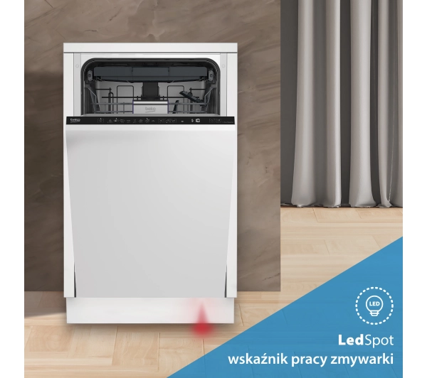Beko bPro500 BDIS38042Q 44,8cm Automatyczne otwieranie drzwi Szuflada na sztućce - DRUGI -30%, ALBO 5-TY ZA 1ZŁ - Kup na Raty - RRSO 0%