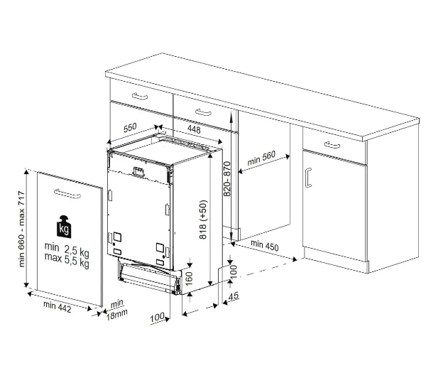 Beko bPro500 BDIS38042Q 44,8cm Automatyczne otwieranie drzwi Szuflada na sztućce - DRUGI -30%, ALBO 5-TY ZA 1ZŁ - Kup na Raty - RRSO 0%