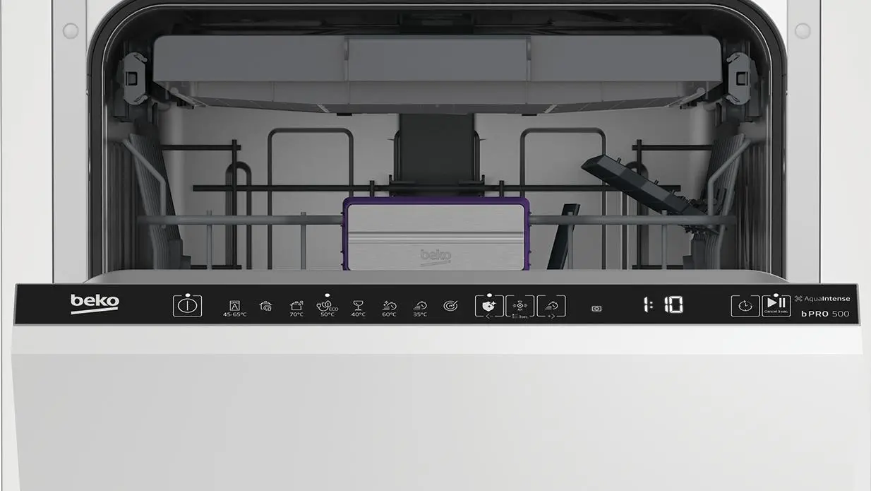 Zmywarka Beko bPro500 BDIS38042Q 44,8cm Automatyczne otwieranie drzwi Szuflada na sztućce