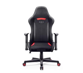 Fotel Diablo Chairs X-St4rter Gamingowy do 120kg Tkanina Czarno-czerwony