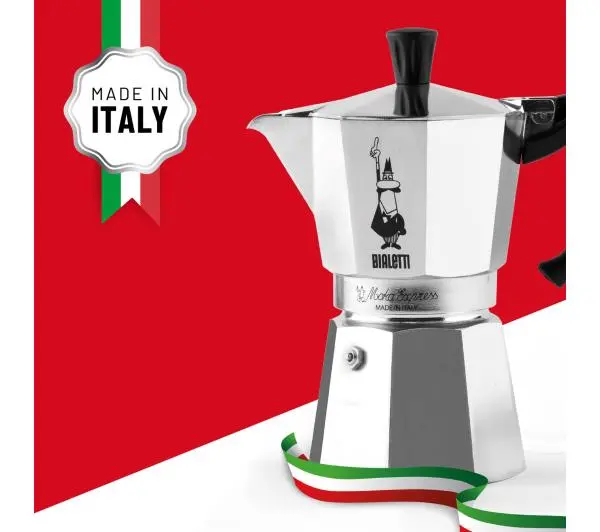 Bialetti Moka Express 1tz 65ml Srebrny