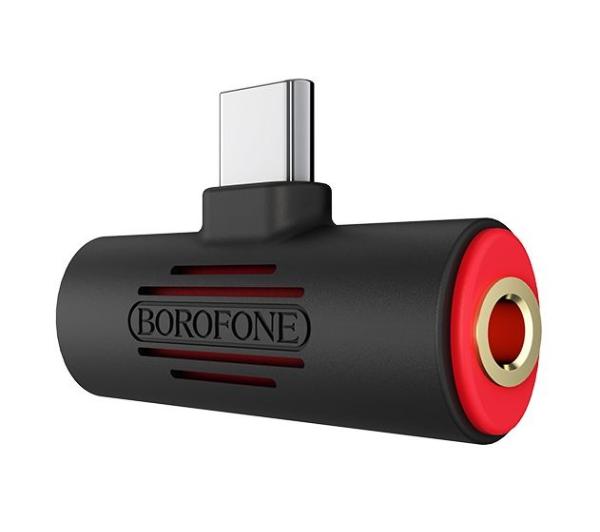 Zdjęcia - Kabel Borofone BV8 USB-C na USB-C i jack 3,5mm Czarny 