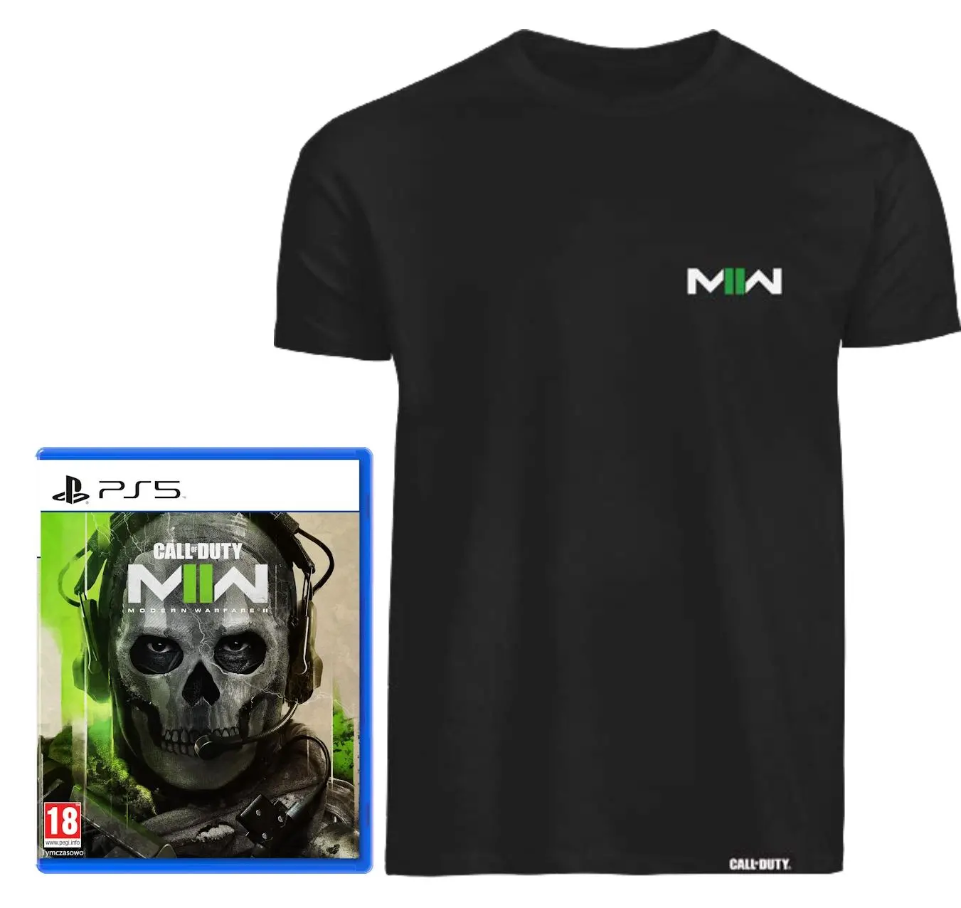 Call of Duty: Modern Warfare II Gra na PS5 + koszulka rozmiar L