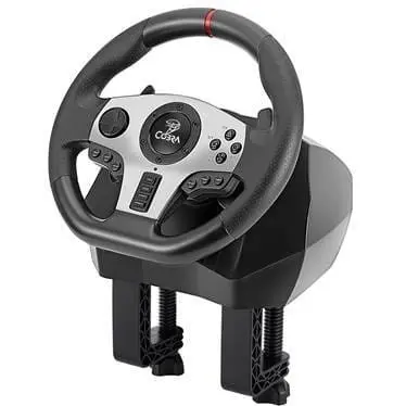 Kierownica Cobra GT900 Pro Rally z pedałami do PS4, PS3, Xbox One, PC, Nintendo Switch