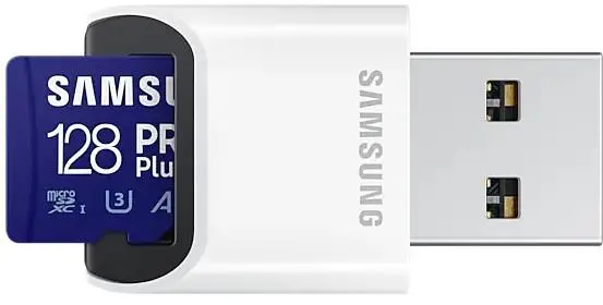 Karta pamięci Samsung MB-MD128KB/WW microSDXC 128GB PRO+ 160/120MB/s + czytnik