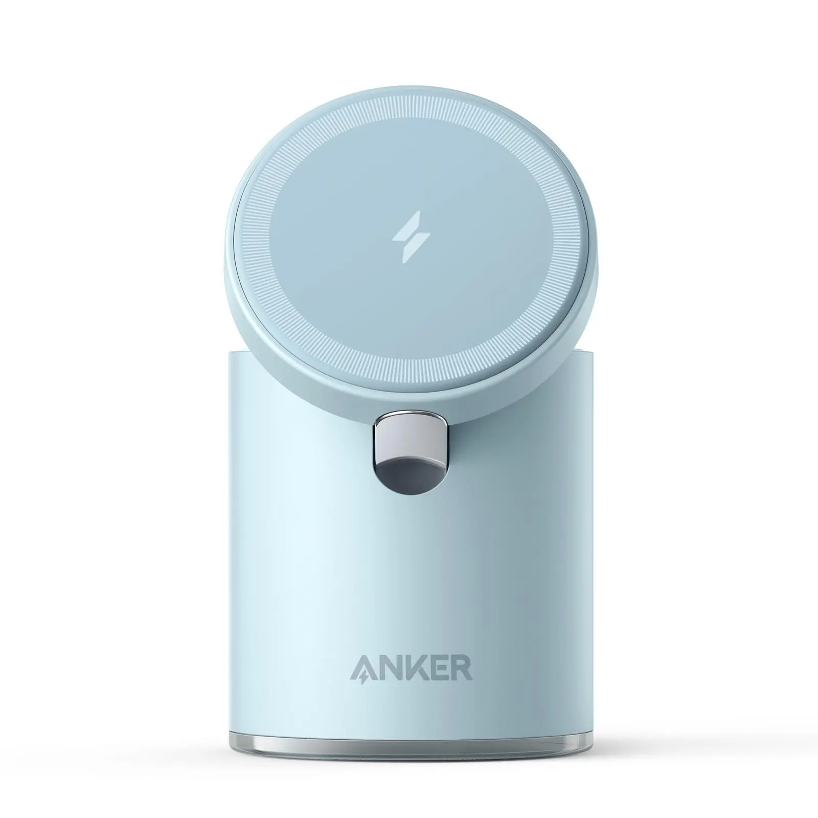 Ładowarka indukcyjna Anker PowerWave MagGo 2w1 Niebieski