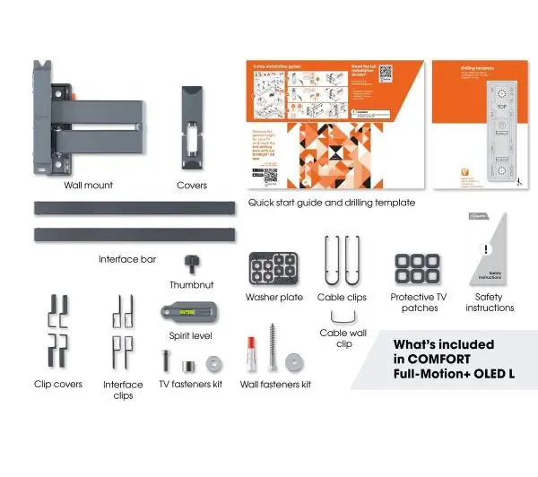 Vogels TVM 3663 od 40" do 77" Max 35kg - Kup na Raty - RRSO 0%