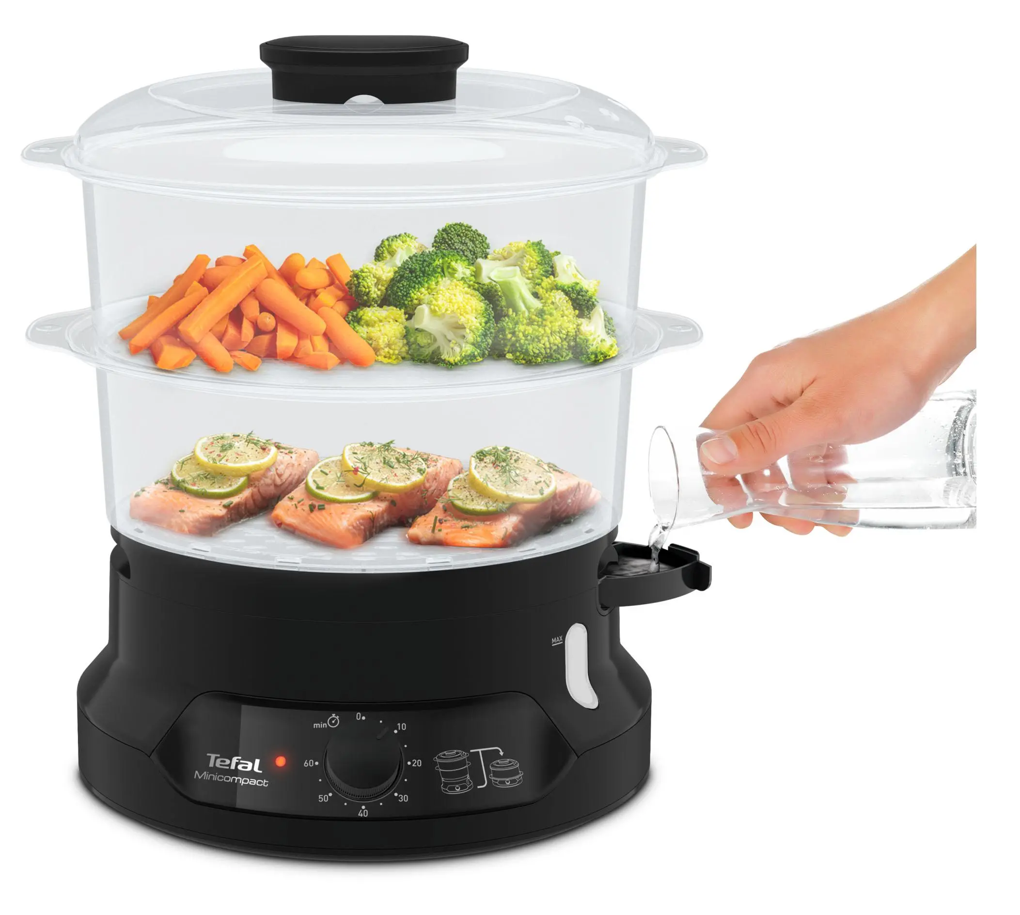 Фото Пароварка Tefal Mini Compact VC139810