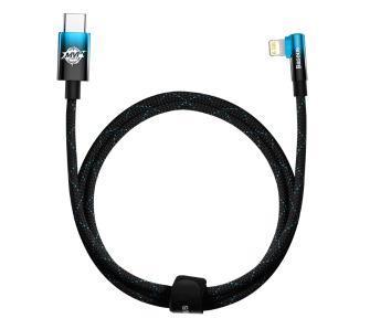 Kabel Baseus USB-C do Lightning MVP 20W 1m Czarno-niebieski