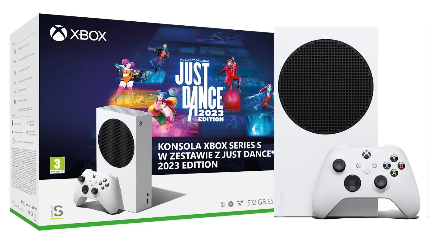 Konsola Xbox Series S 512GB + Just Dance 2023