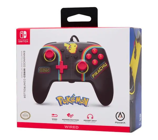 PowerA Enhanced Pikachu Arcade do Nintendo Switch Przewodowy