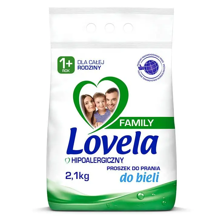 Proszek do prania Lovela Family do bieli 2,1kg